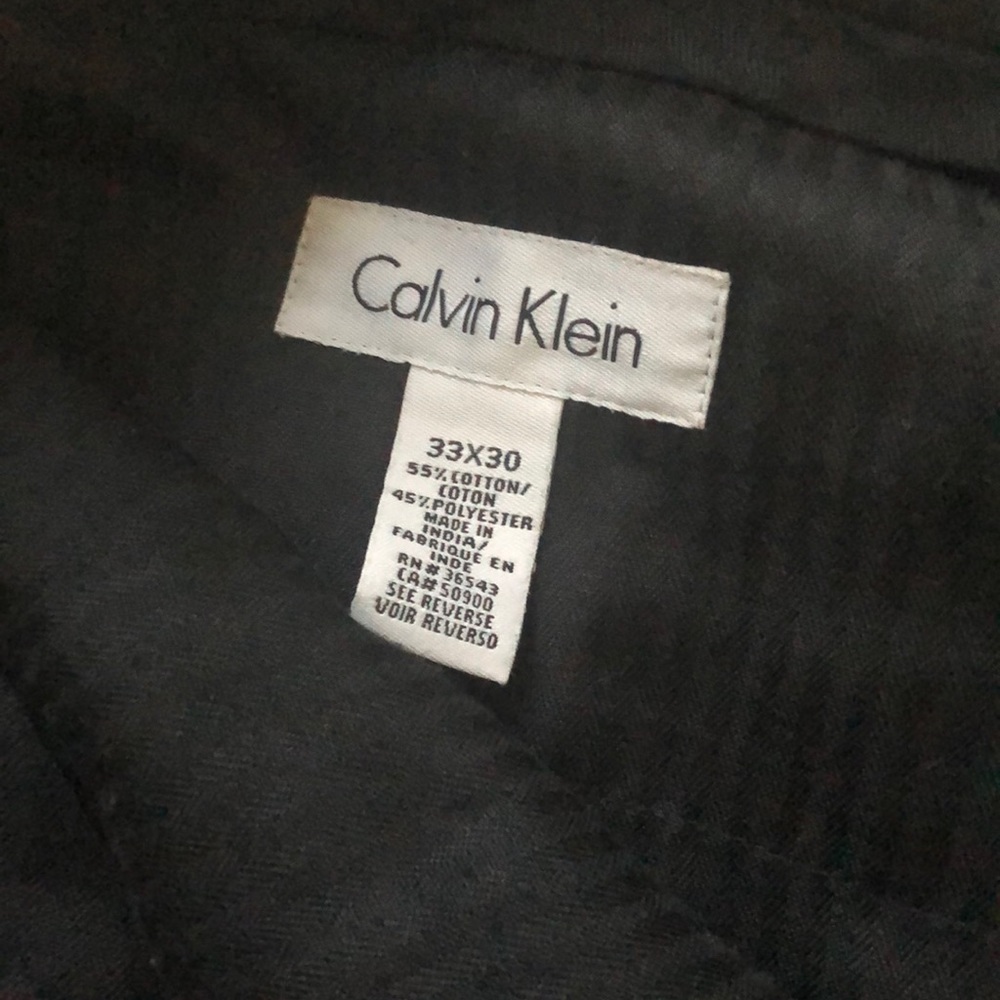 Blue Calvin Klein dress pants (men)